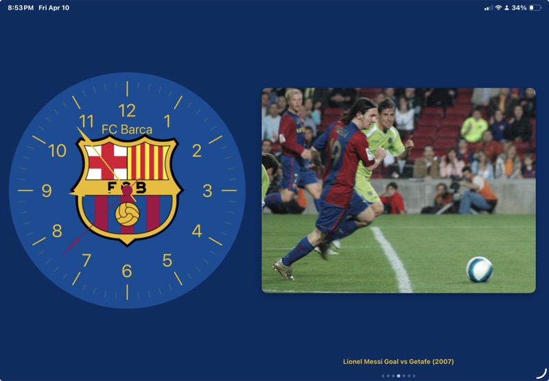 FC Barcelona football theme