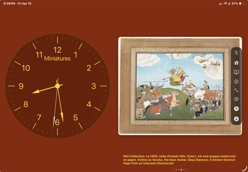 Met Museum miniature paintings theme