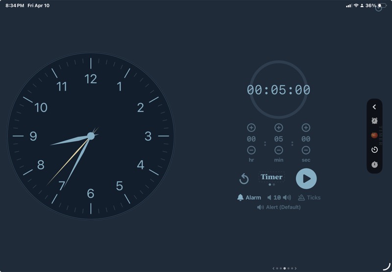 Countdown timer widget